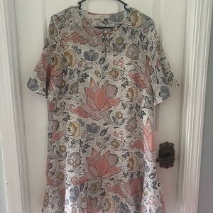 LOFT Multicolor Floral Dress